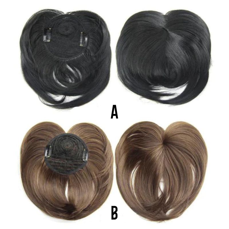 Clip-in Haarspange mit Kunsthaar-Verlängerung für schnelles Volumen und einfache Frisuren; ideal für einen natürlichen Echthaar-Look.