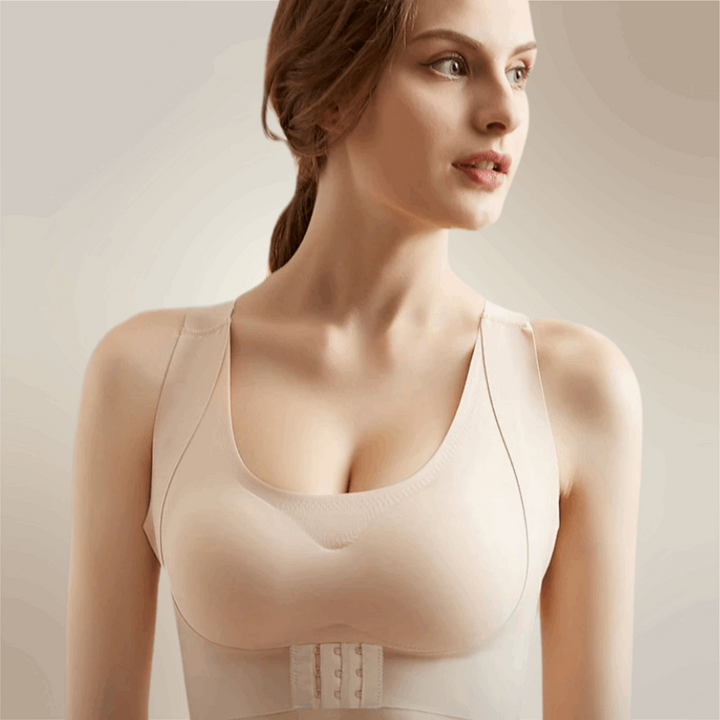 Formgebender Damen Haltungskorrektur BH als Unterwäsche, bietet Stütze und eine schlanke Silhouette.