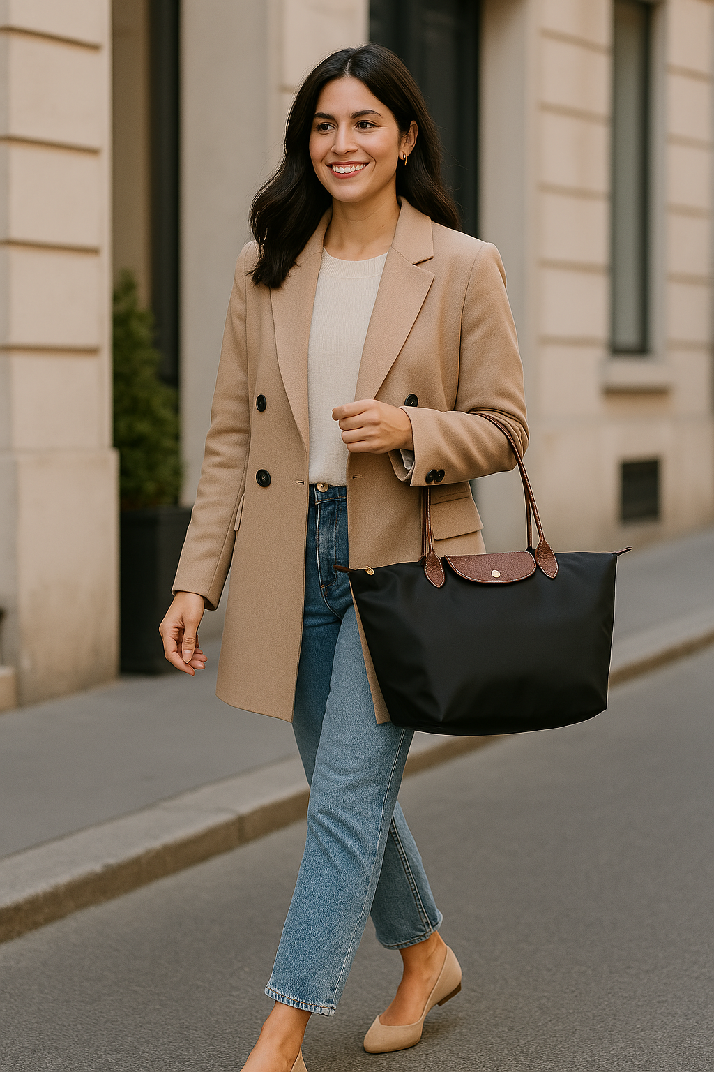 Luxus Damentasche Celeste, elegante Optik, ideal als Schultertasche für moderne Frauen.