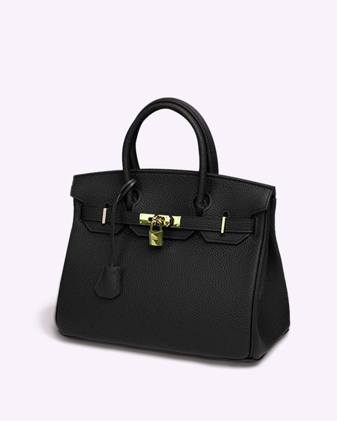 Detailansicht der hochwertigen veganen Lederhandtasche "Liana" in eleganter Optik.