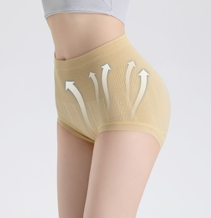 Diskrete High-Waist Bauchkontrolle Unterwäsche für Damen, nahtlos, antibakteriell, unter Kleidung unsichtbar.