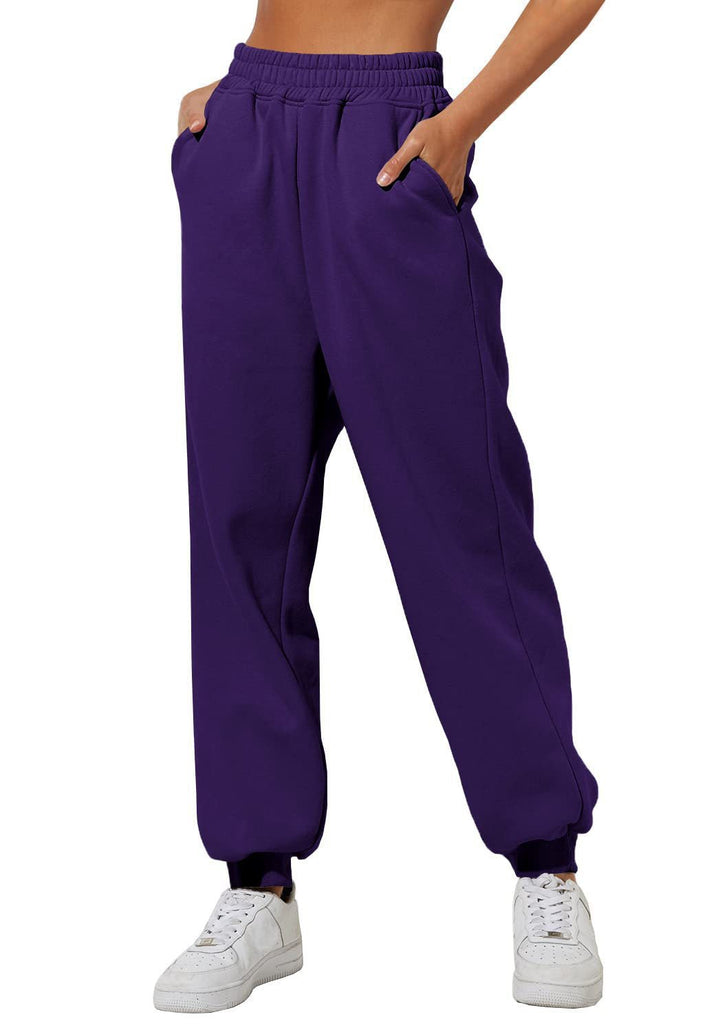 Trendige Streetwear Jogginghose für Damen, High-Waist, Loose Fit, ein Must-Have für Fashionistas.