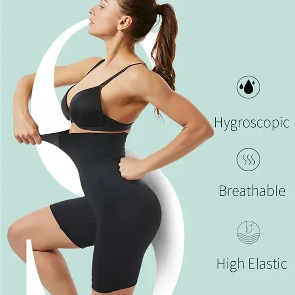 Unsichtbare Damen High Waist Shaping Hose, formt diskret Bauch und Hüfte für schlanke Linie.