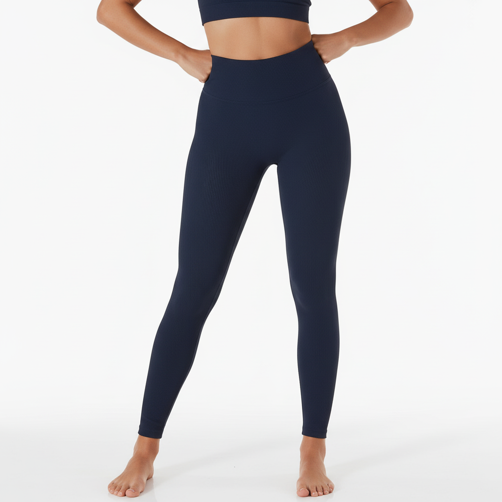 MoveEase Damen Activewear Leggings, hoch tailliert, atmungsaktiv, ideal für Training & Sport. Grau.