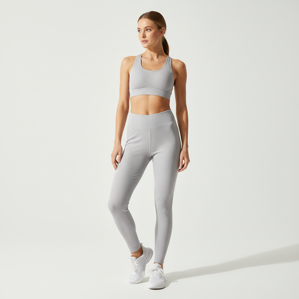 Hoch taillierte Lauf Leggings für Damen, stützend, feuchtigkeitsableitend, optimal für Ausdauersport & Jogging.