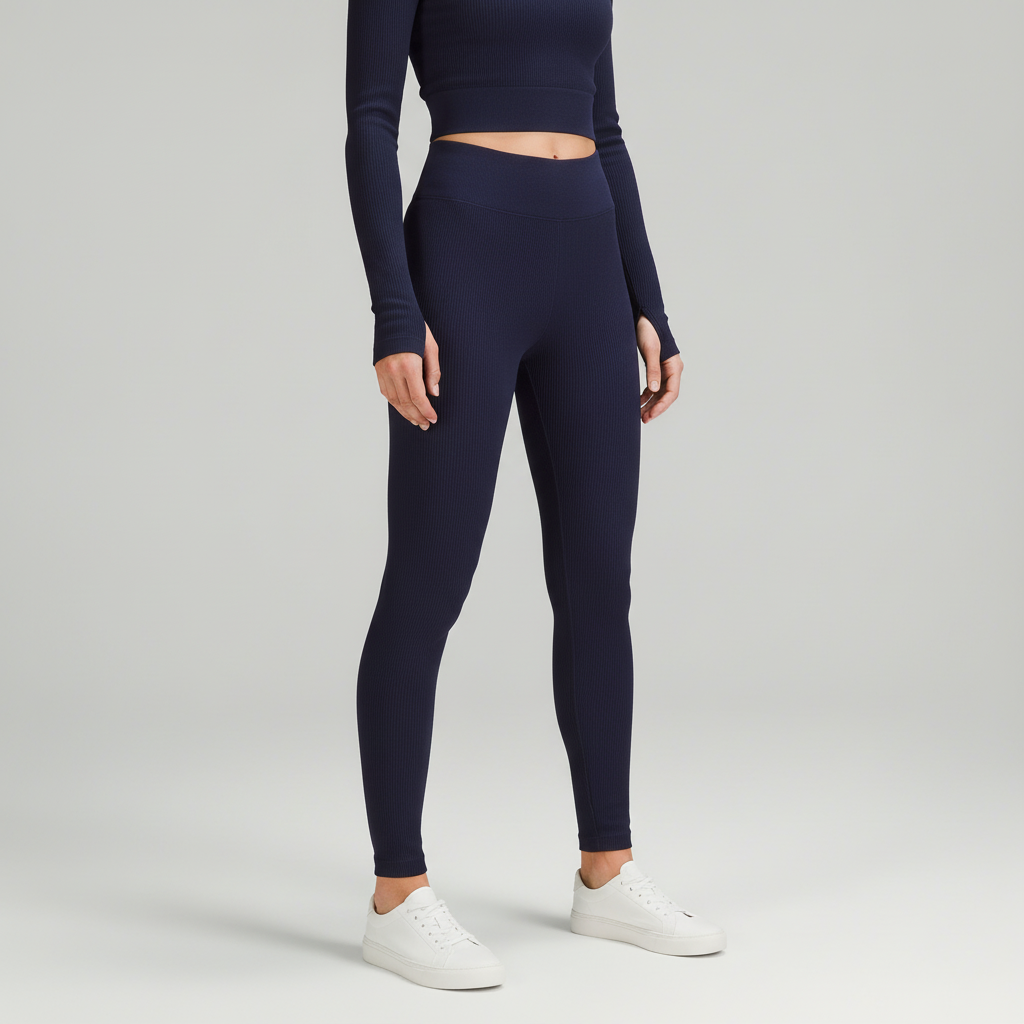 MoveEase Damen Hoch Taillierte Sportleggings für höchste Performance & Komfort im Fitnessstudio. Schwarz.