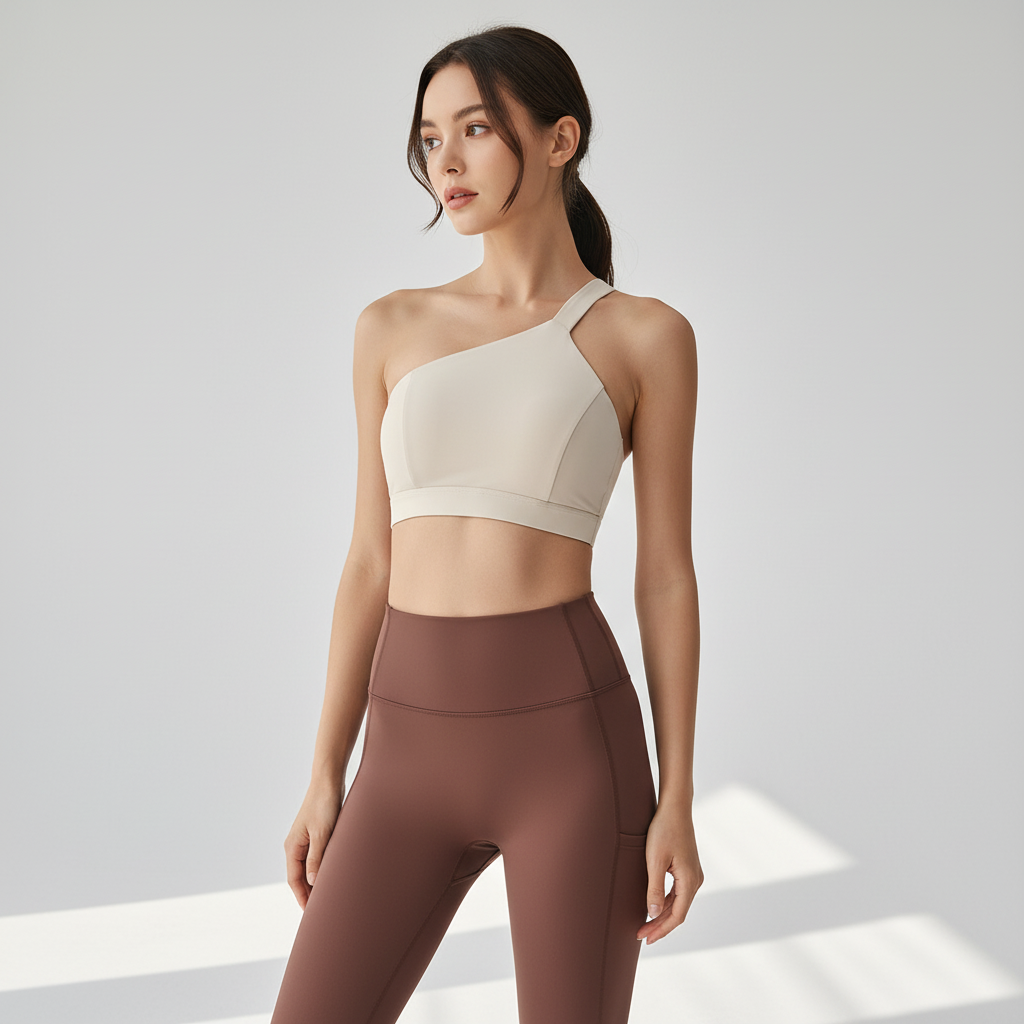 Elegante Damen Sportleggings, hochbundig, mit Stretch für Fitness, Training & modische Sportbekleidung.