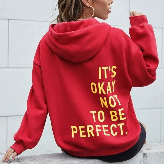 Damen Langarm-Hoodie Rosalie für kalte Tage, lockere Passform und kuschelig warm, trendige Damenbekleidung.