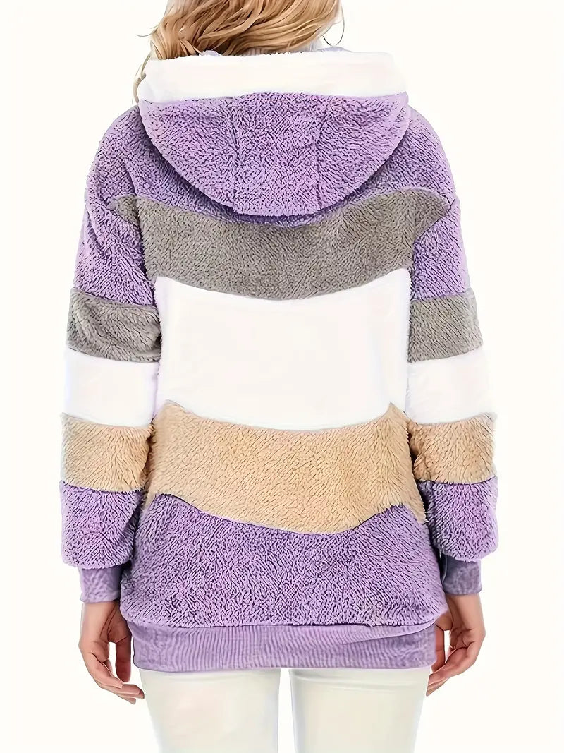 Stilvolle Damenbekleidung: Midlänge Kapuzenjacke für Damen, kuschelig warm im Winter.
