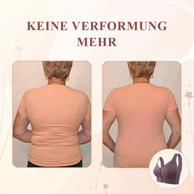 Weicher Damen Komfort-BH mit Frontverschluss, atmungsaktiv und bequem, große Größen.