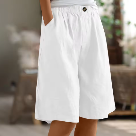 Damen Shorts mit breitem, komfortablem Gummibund, ideal für täglichen Gebrauch & Bequemlichkeit.