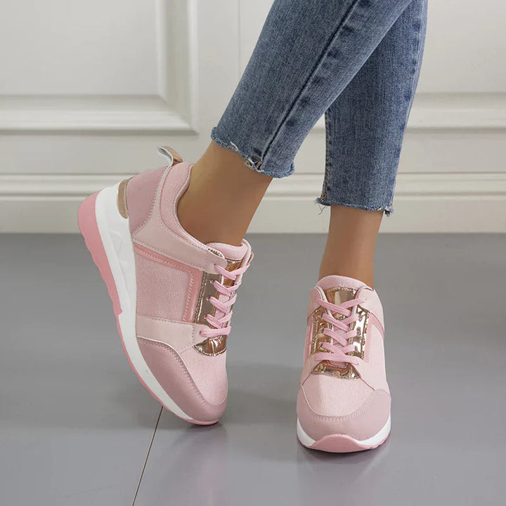 Moderne Damen Komfort Sneakers Lupine, atmungsaktiv & dämpfend. Ideal für lange Spaziergänge.