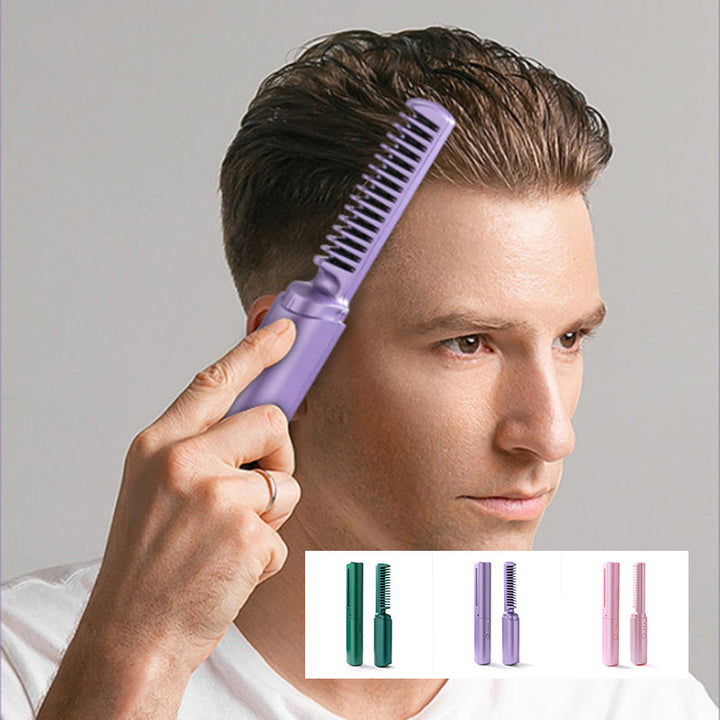 Reise-Glätteisen für Damen, ideal für schnelle Touch-ups und glattes Haar auf Reisen.