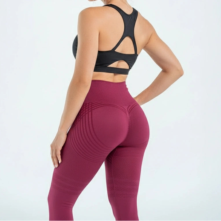 Komfortable High Waist Kompressionsleggings, große Größen verfügbar, für Lipödem.