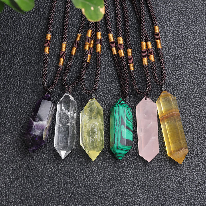 Tigerauge Damenkette Lyra. Hexagon-Design, Power, Selbstvertrauen & Mut.