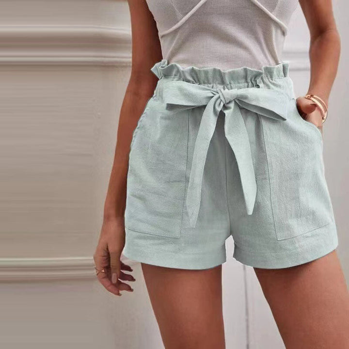 Damen-Shorts, einfarbig und weich, mit entspanntem Schnitt für höchsten Komfort.