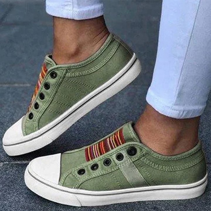 Alltagstaugliche Damenschuhe zum Hineinschlüpfen, lässig und bequem, vielseitig kombinierbar.
