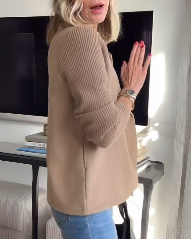 Damen lässiger Blazer für Eleganz & Komfort im Alltag, vielseitig für Büro & Freizeit.