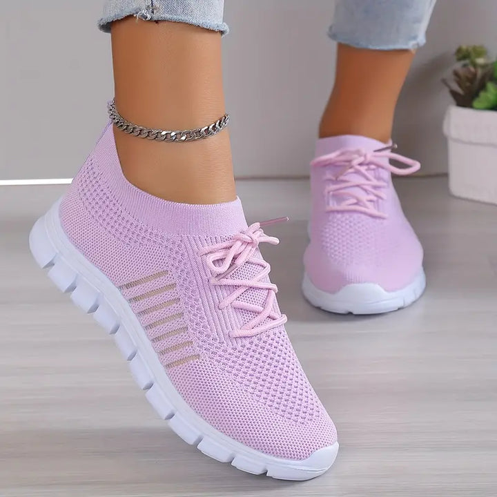 Damen Lauftrainer Turnschuhe, atmungsaktiv & ultraleicht, für Komfort beim Sport und Training.