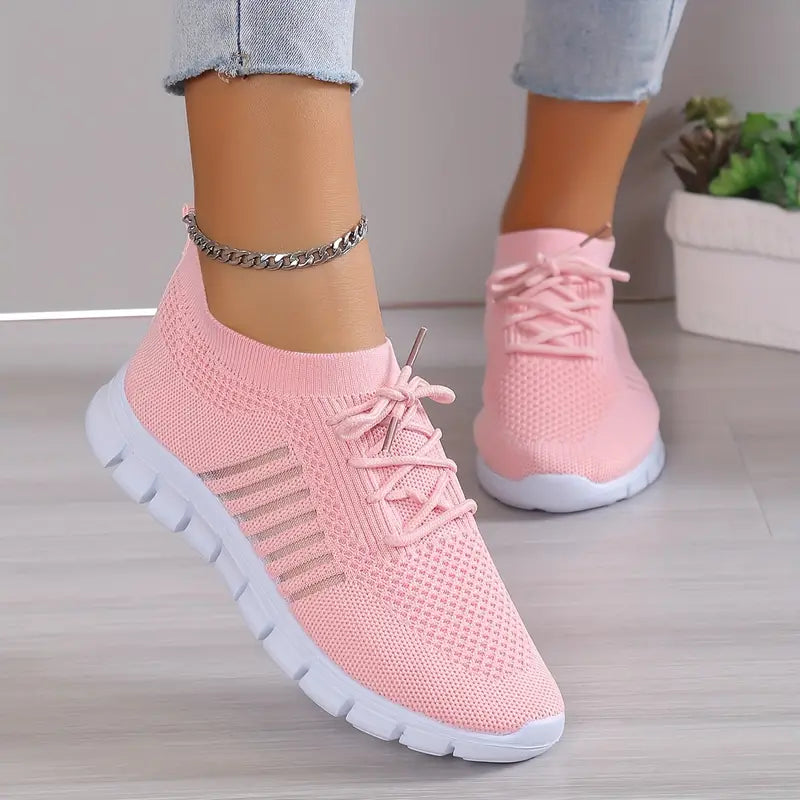 Damen Turnschuhe: atmungsaktiver Stoff, komfortable Dämpfung, ultraleicht für Training und Alltag.