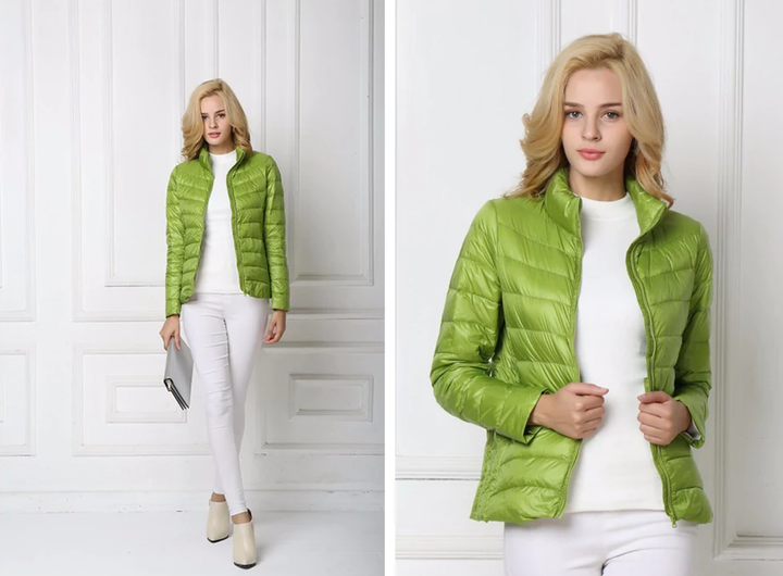 Leichte Damen-Alltagsjacke, wasserabweisend & modern. Ideal für Frühling und Herbst, kombiniert Stil & Funktion.