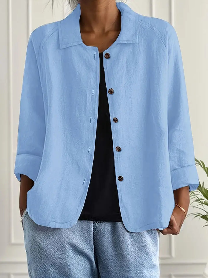 Klassischer Damen Leichter Cardigan, perfekt für elegante Frühlings-Looks oder als Sommer-Oberteil.