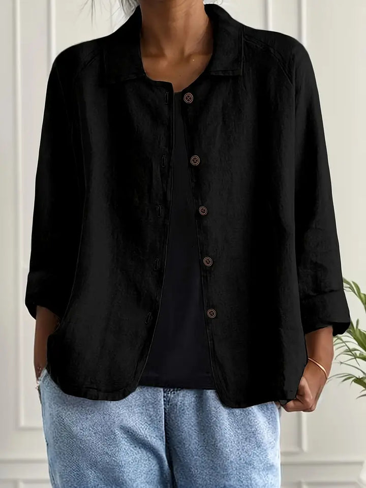 Klassischer Damen Leichter Hemd-Cardigan für Frühling & Sommer, elegante Mode mit Komfort.