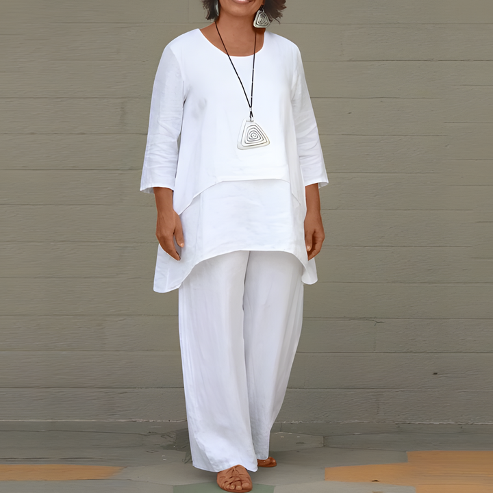 Elegantes Damen Marina Set, zweiteilig, ideal für jeden Anlass. Vielseitige Mode für Frauen, komfortabel & chic.