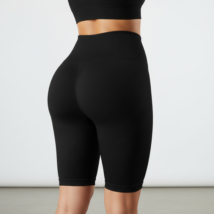 CurvaFit Damen Formende Fahrradhose mit hohem Bund, nahtlos & blickdicht, schmeichelhaft für jede Figur.