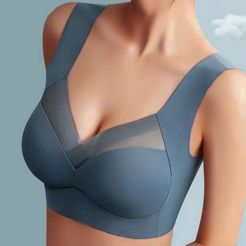 Damen nahtloser Komfort-BH, bügelfrei & trägerlos, für eine perfekt glatte Silhouette.