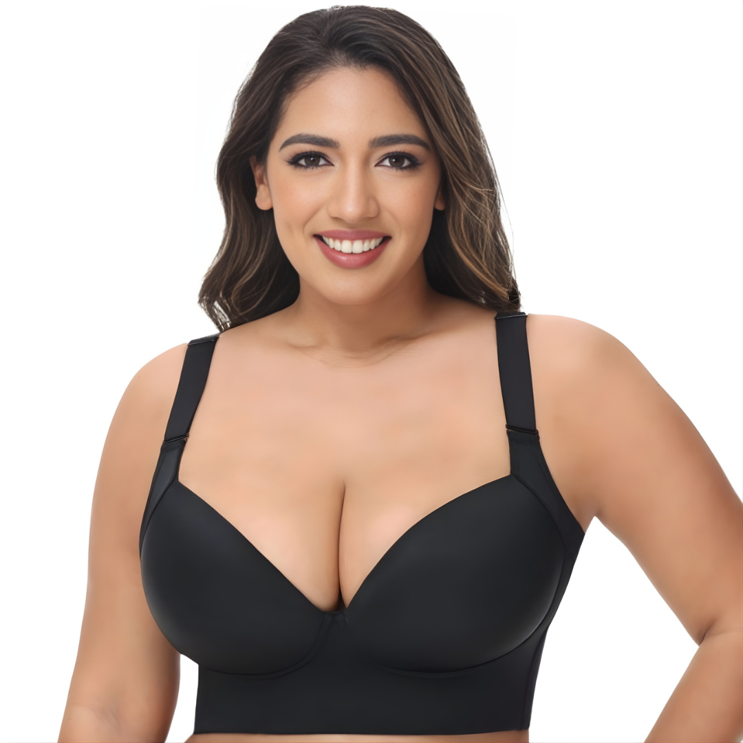 Damen Nahtloser Komfort-BH, formend & stützend ohne Bügel. Weiche Unterwäsche für glatte Silhouette und maximalen Komfort.