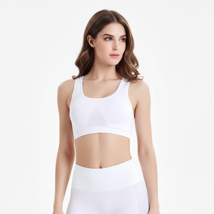 Damen Sport BH Kelsey: Nahtlos, hoher Halt, atmungsaktiv. Ultimativer Komfort für Training & Fitness.