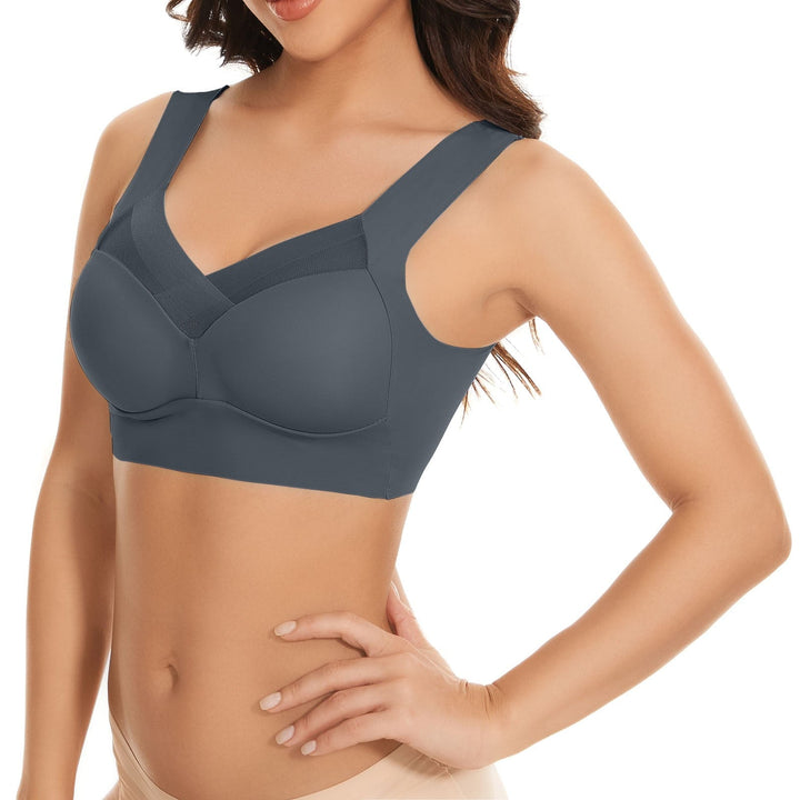 Damen nahtloses Bralette-Top für ultimativen Komfort und weichen Halt; ideal für Alltag & Yoga.