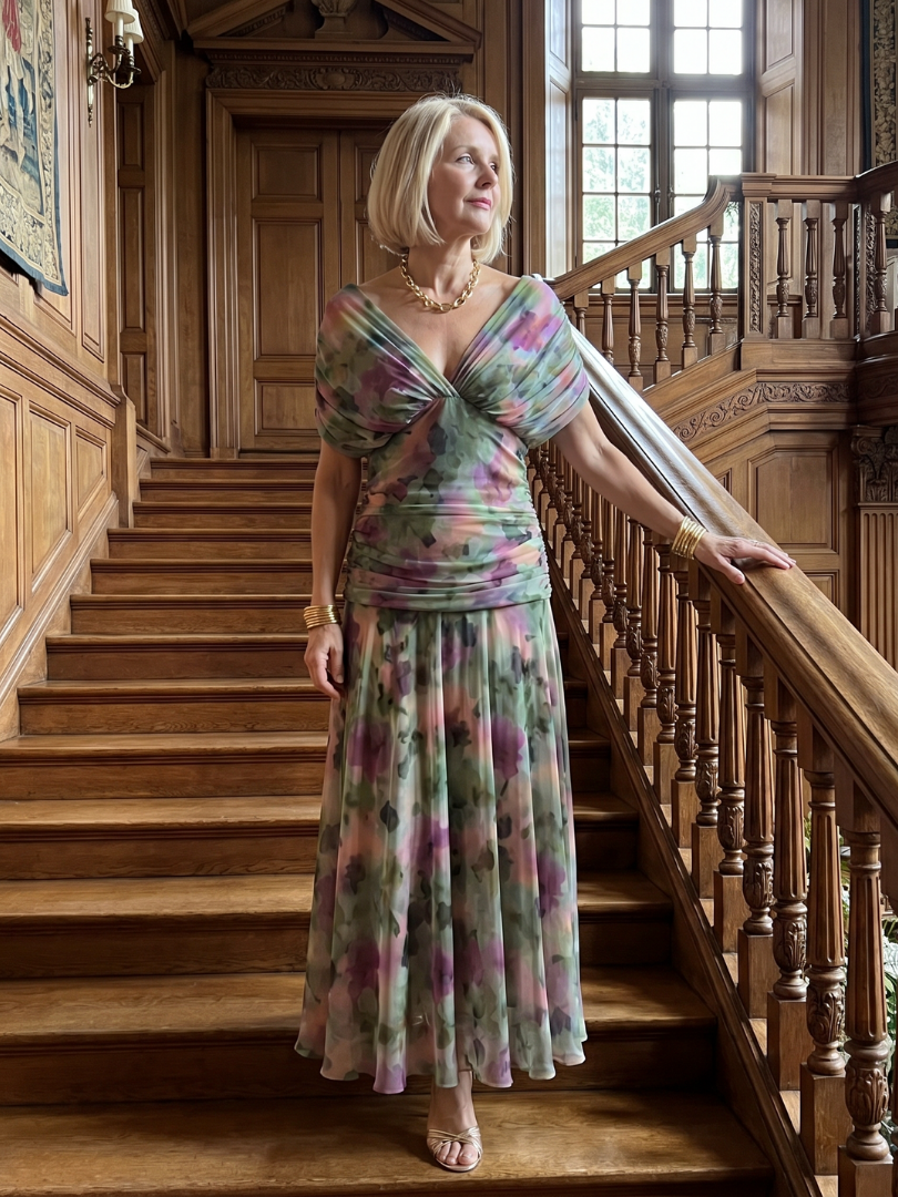 Vielseitiges Off-Shoulder Kleid, ideal für den Urlaub, Abendessen oder als schickes Alltagsoutfit.
