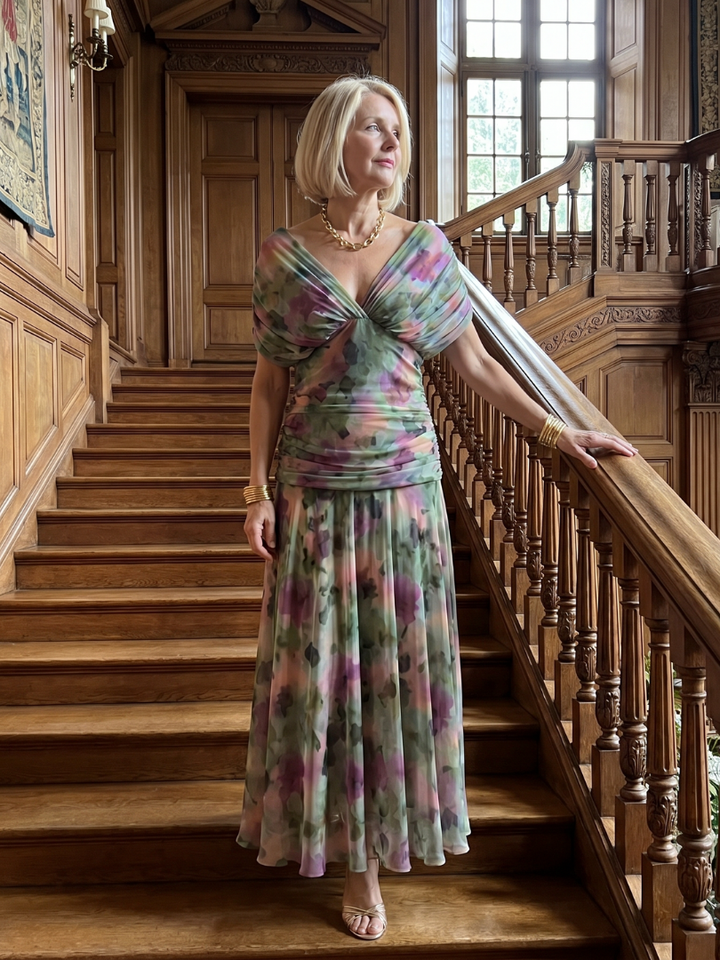 Vielseitiges Off-Shoulder Kleid, ideal für den Urlaub, Abendessen oder als schickes Alltagsoutfit.