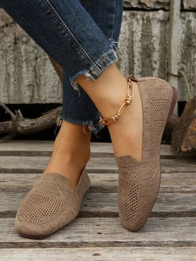 Modische Gesundheitsschuhe: Damen Antirutsch-Ballerinas mit orthopädischem Komfort.