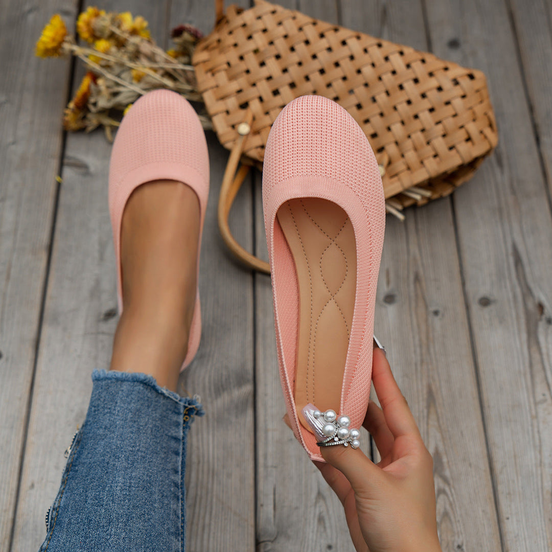 Orthopädische Ballerinas Mia im Detail: Hochwertige Damenschuhe mit optimalem Halt.