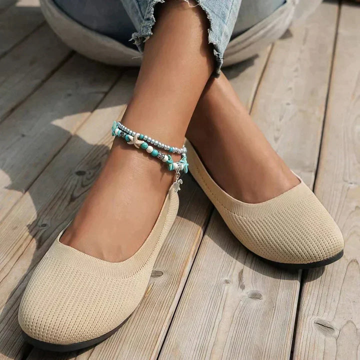 Mia Ballerinas: Orthopädische Flachschuhe für Damen, ideal für einen gesunden Alltag.