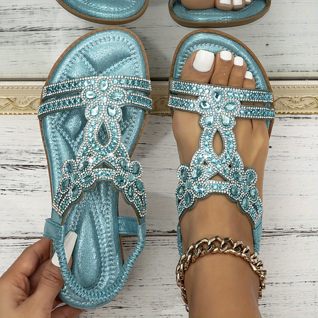 Damen orthopädische Boho Sandalen für stilvollen Komfort, ideal für Fußgesundheit & Alltag im Sommer.