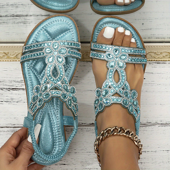 Damen orthopädische Boho Sandalen für stilvollen Komfort, ideal für Fußgesundheit & Alltag im Sommer.