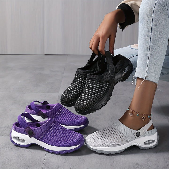 Orthopädische Slipper Damen, bequeme Clogs mit innovativer Luftpolster-Dämpfung für maximalen Komfort.