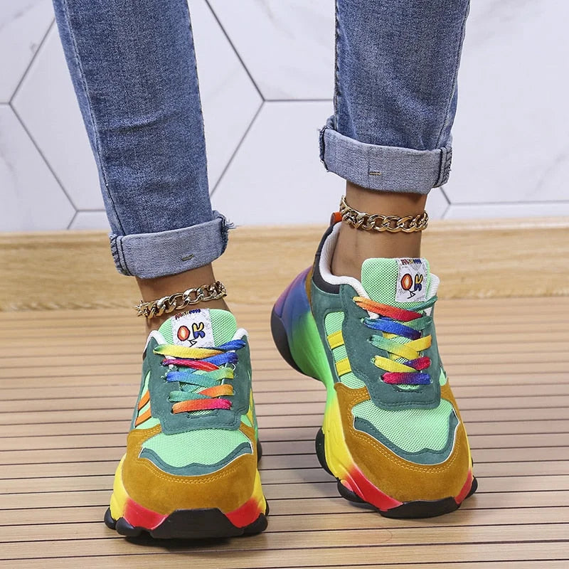 Stylische Damen-Sneakers Zoë: Orthopädische Damenschuhe mit Dämpfung für Sport, Alltag und Fussgesundheit.