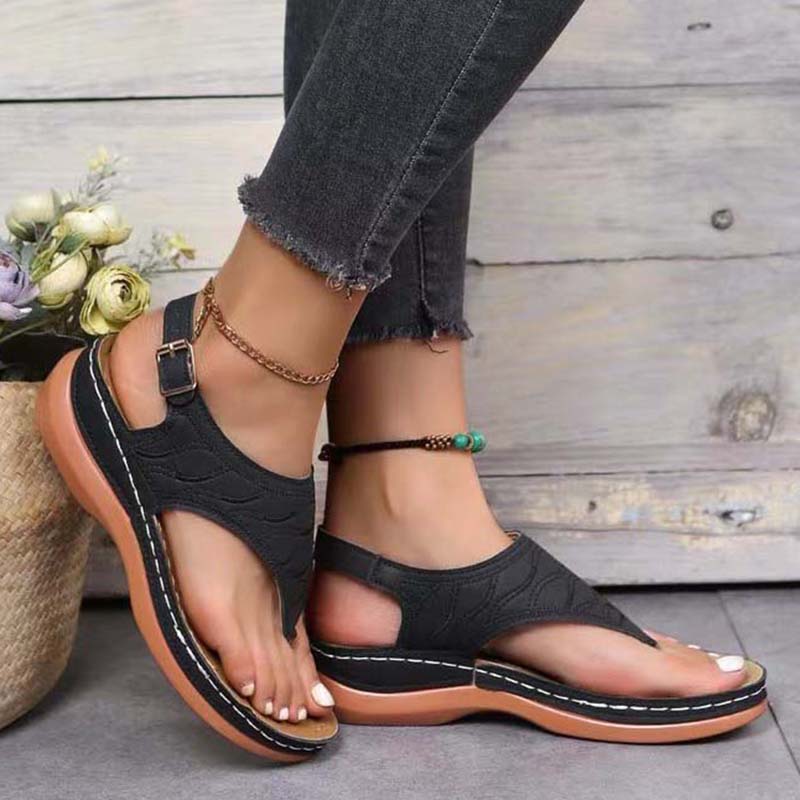 Damen Orthopädische Flip-Flops für schmerzfreien Komfort mit Fußgewölbestütze. Ideale Bequemschuhe für den Alltag.