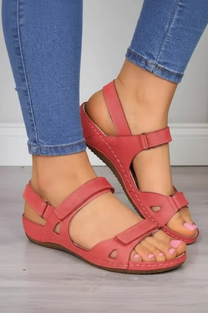 Paar Damen Orthopädische Gehsandalen Mia, Komfortschuhe für gesunde Füße, leicht und bequem.