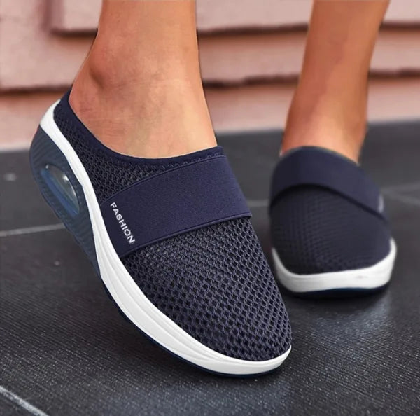 Premium Orthopädische Keilsandalen für Damen: ergonomisches Fußbett & effektive Stoßdämpfung.