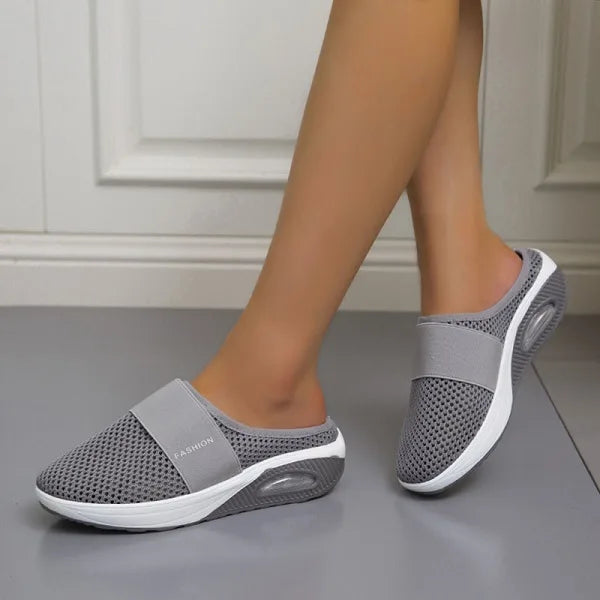 Komfortable Damensandalen: orthopädische Keilsandalen mit Stoßdämpfung, perfekt für den Alltag.