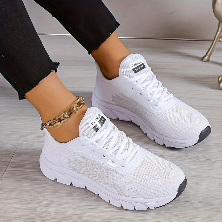 Orthopädische Damen Sneaker mit stützendem Fußbett & stoßdämpfender Sohle für Komfort.