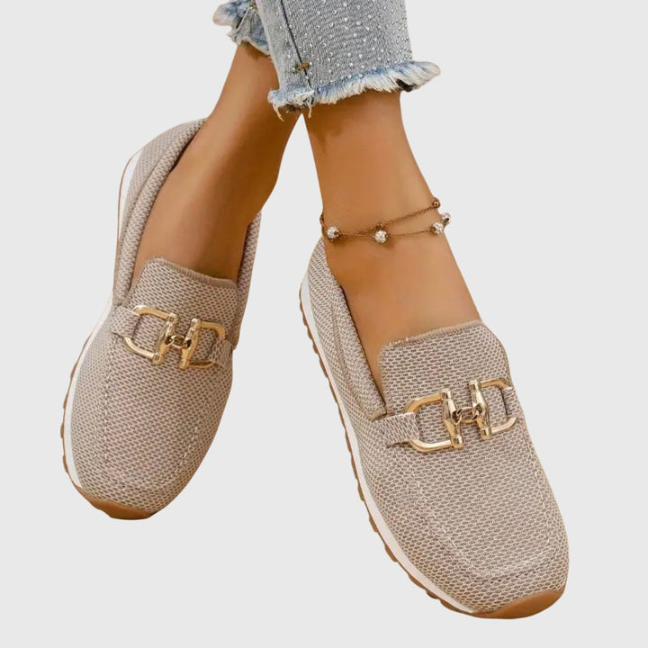 Elegante Damen Loafer-Sneaker, orthopädisch, für optimalen Komfort & Halt im Alltag. Ideal für Fußgesundheit.