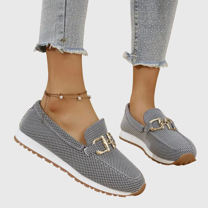 Vielseitige Damen Halbschuhe: Orthopädische Loafer-Sneaker, elegant & bequem für Büro, Freizeit & Spaziergänge.