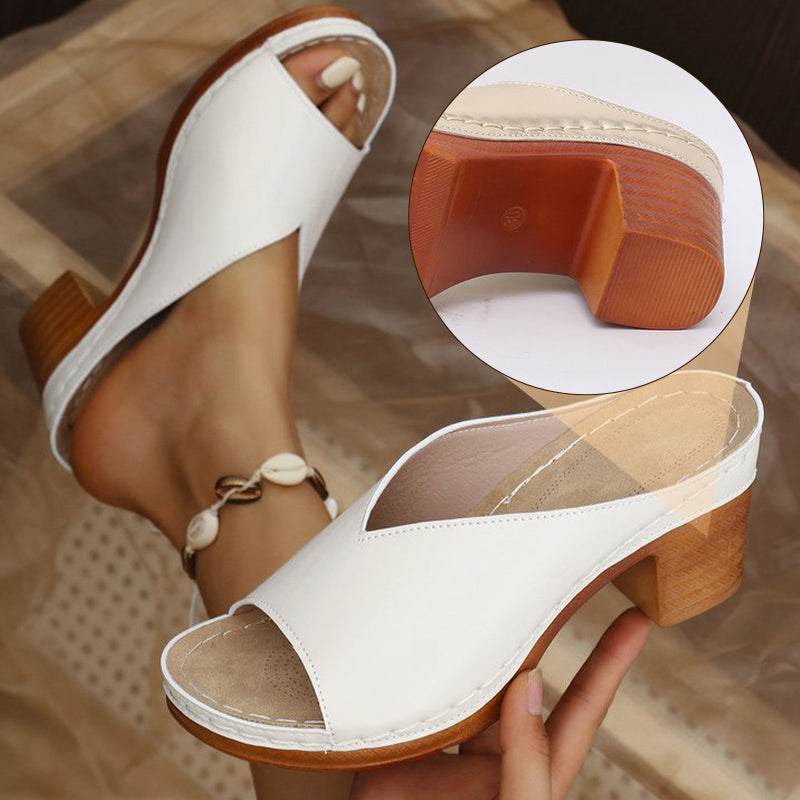 Frauen Slip-On Sandalen, orthopädisch, unterstützen die Fußgesundheit optimal.